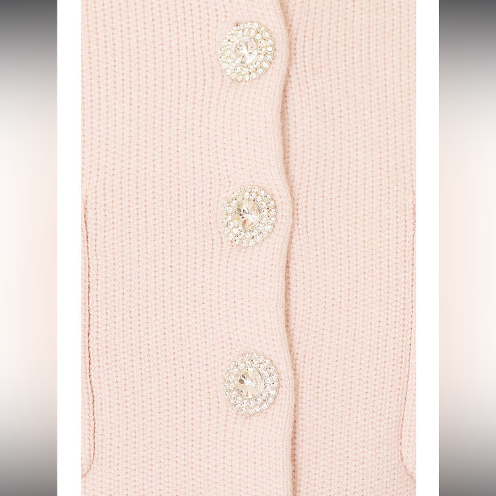 MAJORELLE Solveig Cardigan in Light Pink - Picture 3 of 7